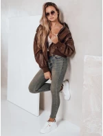 Dámské úzké džíny s páskem modré Dstreet model 21992796 - FashionStreet