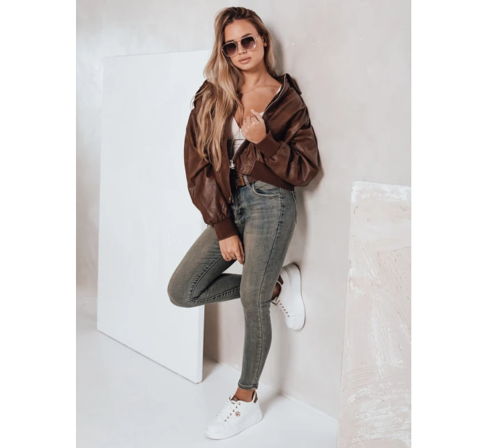 Dámské úzké džíny s páskem modré Dstreet model 21992796 - FashionStreet