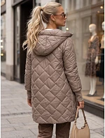 kurtka damska przejściowa pikowana beżowa model 22346226 - FashionStreet kurtka damska przejściowa pikowana beżowa model 22346226 - FashionStreet
