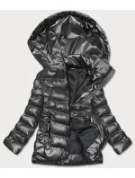 Stříbrná prošívaná bunda pro přechodné období model 17121593 - S'WEST