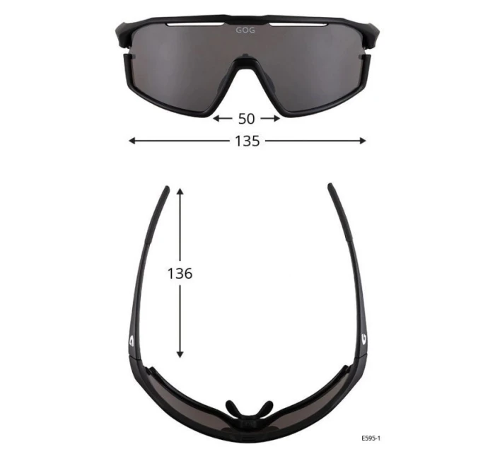 Okuliare GOGGLE VIPER E595-1