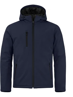 Padded Hooded Softshell Men Pánská zateplená softshellová bunda s kapucí model 22454943 dark navy - Clique