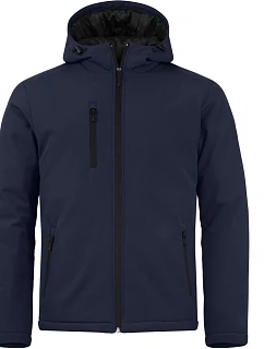 Clique Padded Hooded Softshell Men Pánska zateplená softshellová bunda s kapucňou 67.0952 tmavomodrá