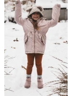 Dziecięce Śniegowce Ocieplane Na Suwak Różowe Big Star MM374101