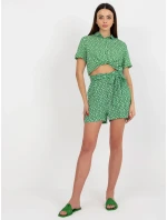 Dámské šortky model 18339410 zelená - FPrice