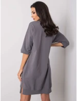 Šaty RV SK 6273.47P tmavo šedá