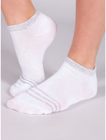 Yoclub Dievčenské členkové bavlnené ponožky Vzory Farby 3-pack SKS-0028G-AA30-002 Viacfarebné