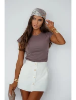 Dámska blúzka Shira Mocca hnedá - LaBalancia