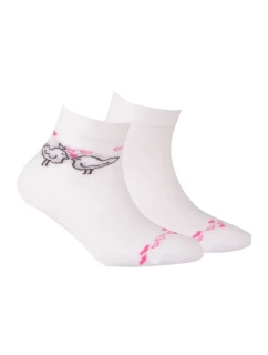 TENKÉ PONOŽKY FARBA 2-6 ROKOV DIEVČATÁ BIELA 21-23