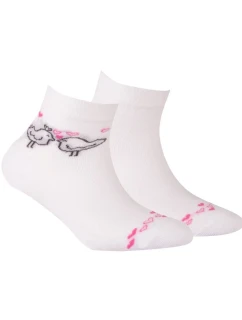 TENKÉ PONOŽKY FARBA 2-6 ROKOV DIEVČATÁ BIELA 21-23