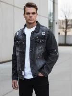 Kurtka męska szara model 22022502 - FashionStreet Kurtka męska szara model 22022502 - FashionStreet