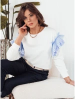 Dámska mikina FALGIT ecru FashionStreet BY1264