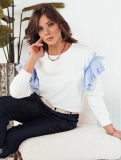 Dámska mikina FALGIT ecru FashionStreet BY1264