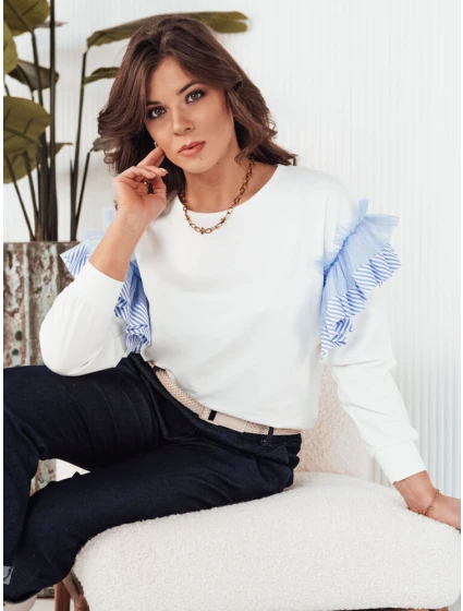 Dámska mikina FALGIT ecru FashionStreet BY1264