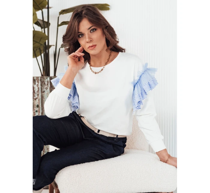 Dámska mikina FALGIT ecru FashionStreet BY1264