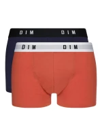 Pánske boxerky 2 ks DIM BOXER ORIGINAL 2x - DIM - oranžová