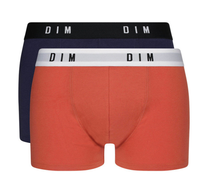Pánske boxerky 2 ks DIM BOXER ORIGINAL 2x - DIM - oranžová