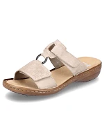 Pohodlné žabky W model 22050680 beige - Rieker