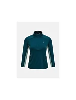 Dámské tričko W Core Half Zip model 22241529 zelená barva - Peak Performance