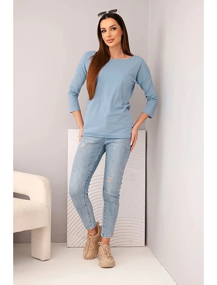 Dámská halenka s lodičkovým výstřihem model 22047156 - K-Fashion