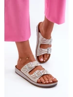 Pohodlné Dámské Žabky S  Béžové model 21664595 - Inblu