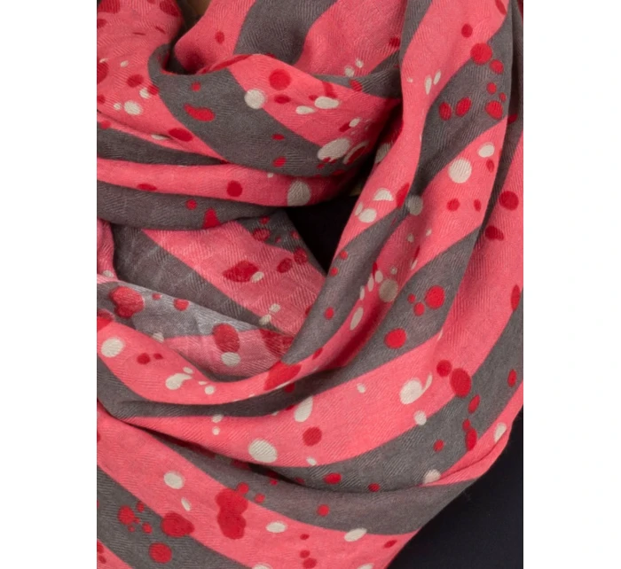 Tunelová šála AT KM model 21314336 růžová - FPrice