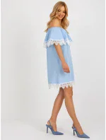 Sukienka LK SK model 18625266 jasny niebieski - FPrice Sukienka LK SK model 18625266 jasny niebieski - FPrice