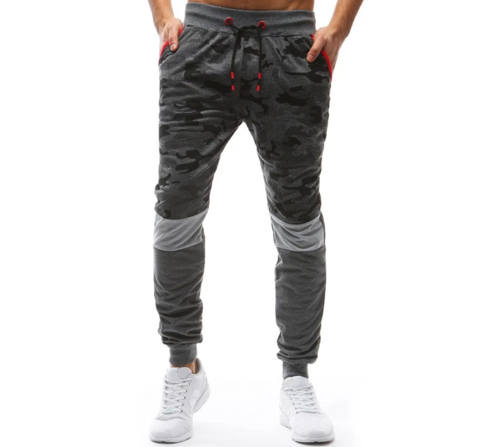 Pánské antracitové tepláky Dstreet model 21964529 - FashionStreet Pánské antracitové tepláky Dstreet model 21964529 - FashionStreet