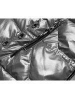 Šedá dámská bunda s kapucí model 17099085 - S'WEST