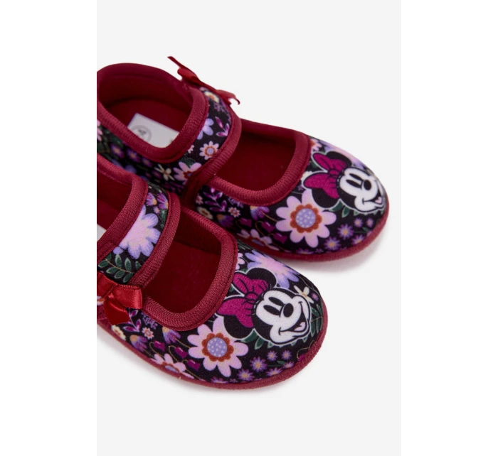 Balerínky Bačkory Pro Dívky MINNIE MOUSE Bordeaux Nomi