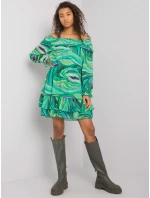 Šaty DHJ SK 15015 1.48P zelená Šaty DHJ SK 15015 1.48P zelená