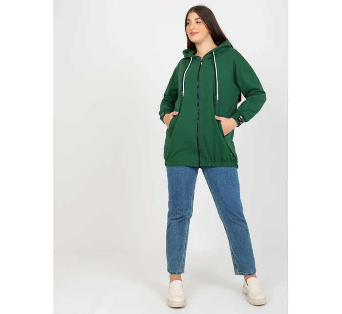 Mikina RV BL model 17821359 tmavě zelená - FPrice Mikina RV BL model 17821359 tmavě zelená - FPrice