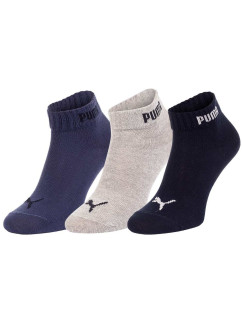 Puma 3Pack ponožky 887498 Navy/Blue/Grey