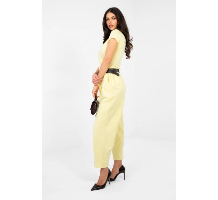 Šnúrové nohavice model 224382 Taliansko Moda