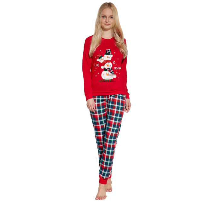 Dievčenské pyžamo 594/172 Snowman 2 - CORNETTE