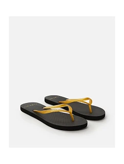 RIP CURL Žabky s trblietkami - čierne/zlaté