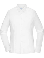 JN Popelínová halenka slim fit s dlouhým rukávem 02. white model 22445753 - Daiber JN Popelínová halenka slim fit s dlouhým rukávem 02. white model 22445753 - Daiber