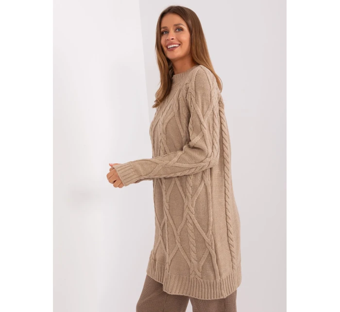 Sukienka BA SK  ciemny bezowy model 19001729 - FPrice