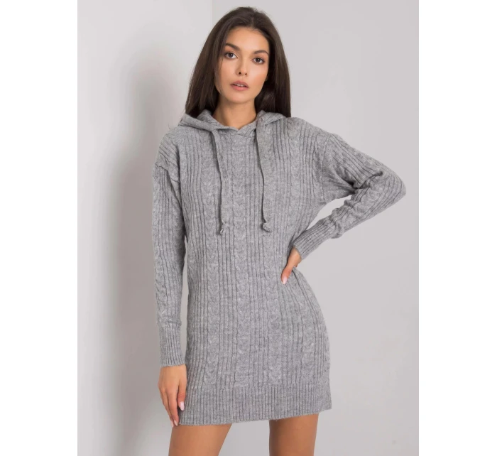 Dámske šaty s kapucňou 7099 - RUE PARIS Dámske šaty s kapucňou 7099 - RUE PARIS