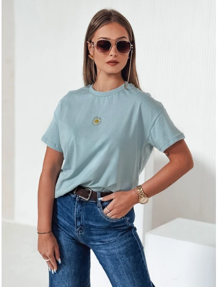 Dámské tričko modré Dstreet model 21976422 - FashionStreet Dámské tričko modré Dstreet model 21976422 - FashionStreet