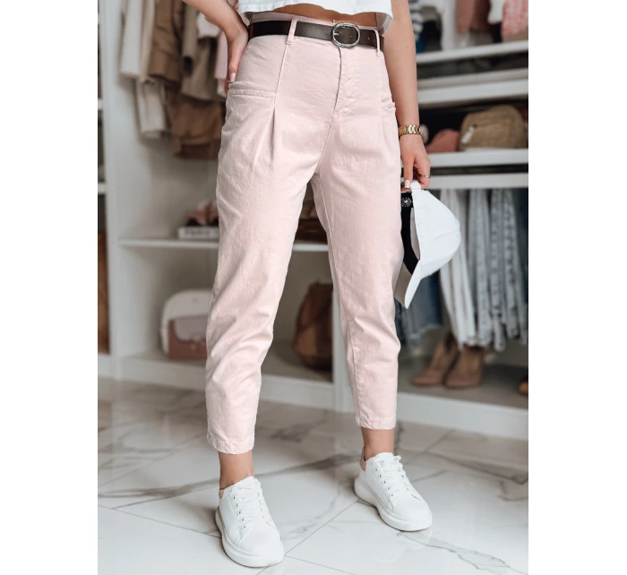 Dámské chinos kalhoty růžové Dstreet model 21986277 - FashionStreet