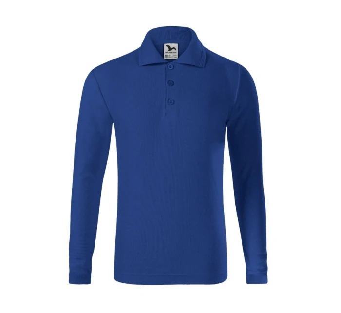 Detské tričko Pique Polo LS (chrpa)