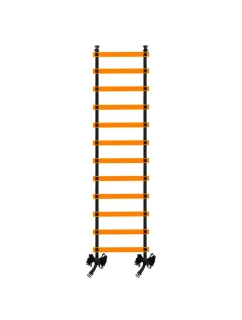 Výcvikový rebrík 5 m - 12 priečok, oranžový DT10-4M-O