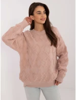 Sweter AT SW model 20470406 ciemny różowy - FPrice