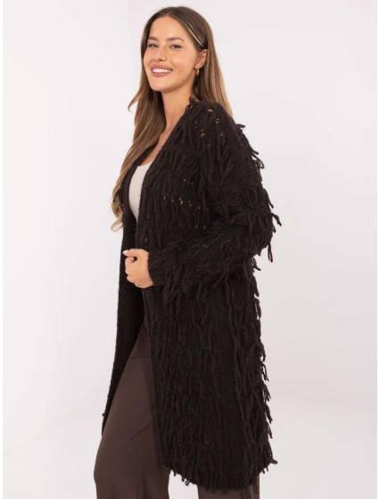 Sweter MI SW model 21314545 ciemny brązowy - FPrice