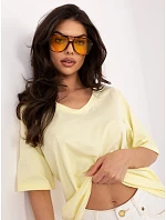 T shirt RV BZ model 22097816 jasny żółty - FPrice
