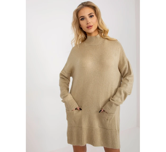 Dámsky sveter RV SW 7051 béžový