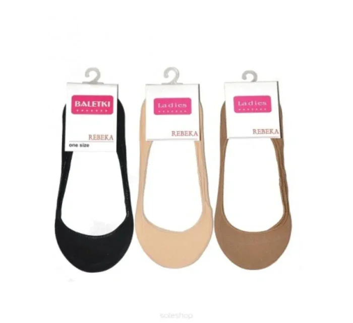Bavlnené dámske ponožky baleríny 1251
