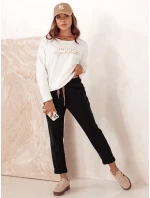 Dámske nohavice COMFYSTY black FashionStreet UY2296 Dámske nohavice COMFYSTY black FashionStreet UY2296