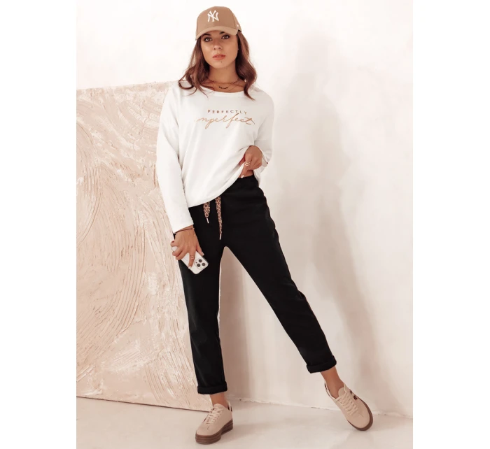 Dámske nohavice COMFYSTY black FashionStreet UY2296 Dámske nohavice COMFYSTY black FashionStreet UY2296